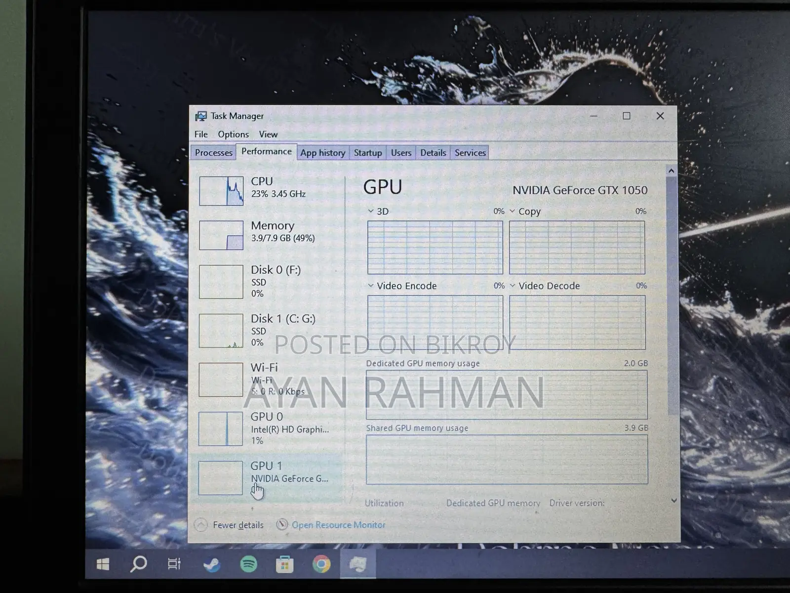 Laptop Alienware 13 R3 8GB Intel Core i5 SSD 500GB