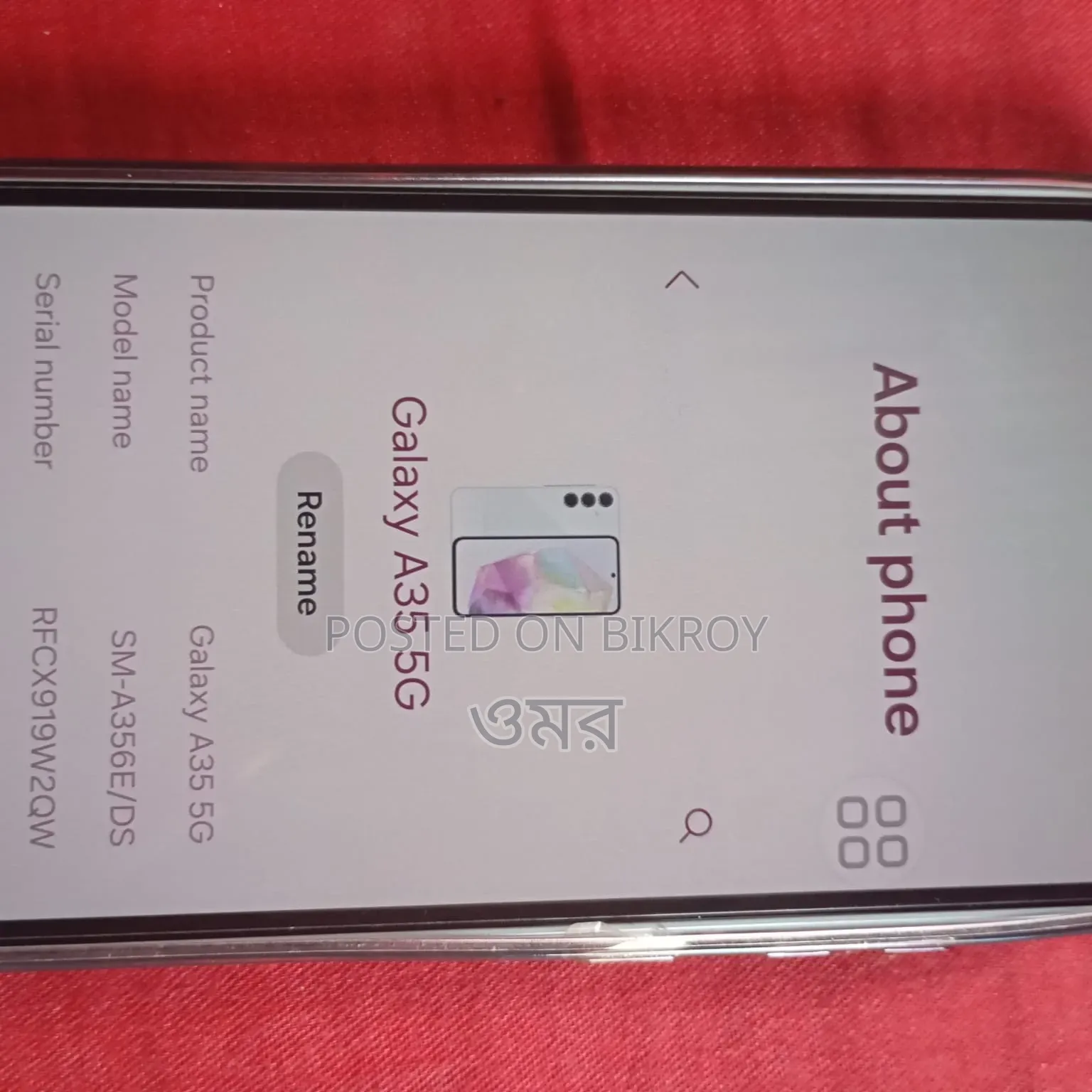 Samsung Galaxy A35 128 GB Gray