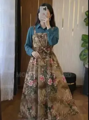 Print Rumper Gown