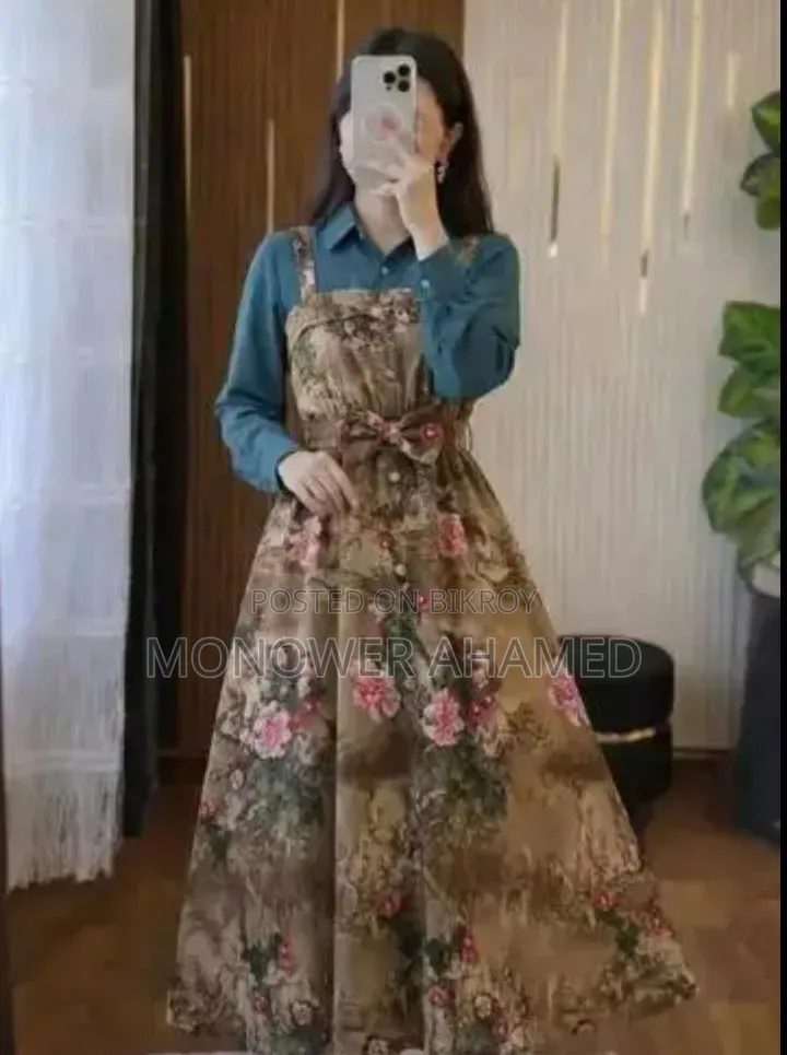 Print Rumper Gown