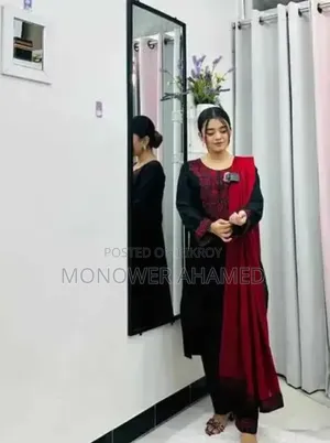 Rayon Cotton Dress Full Set Ambudari