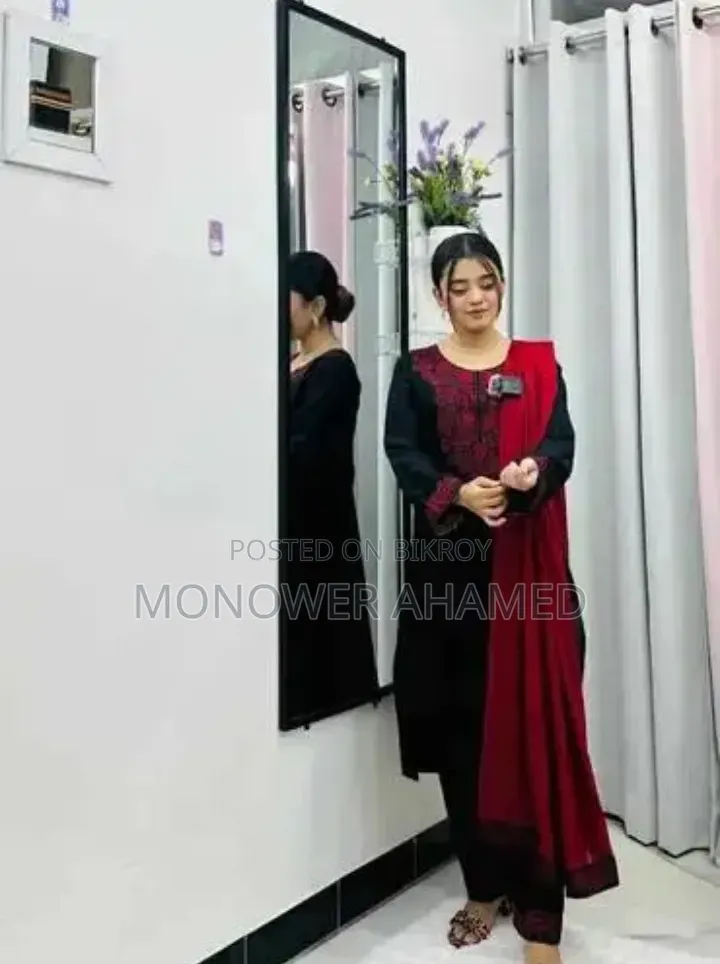 Rayon Cotton Dress Full Set Ambudari