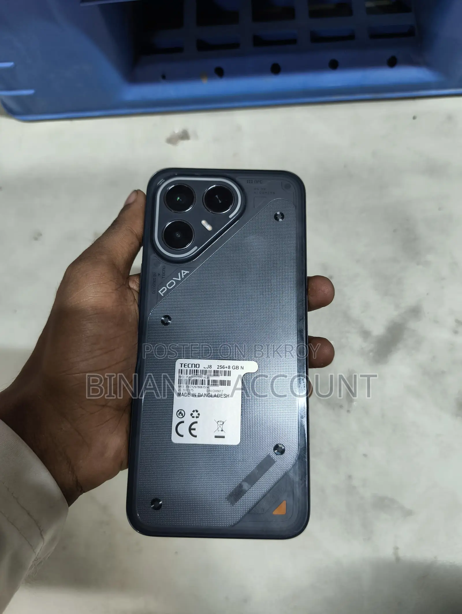 Tecno Pova 7 Pro 5G 256 GB Black