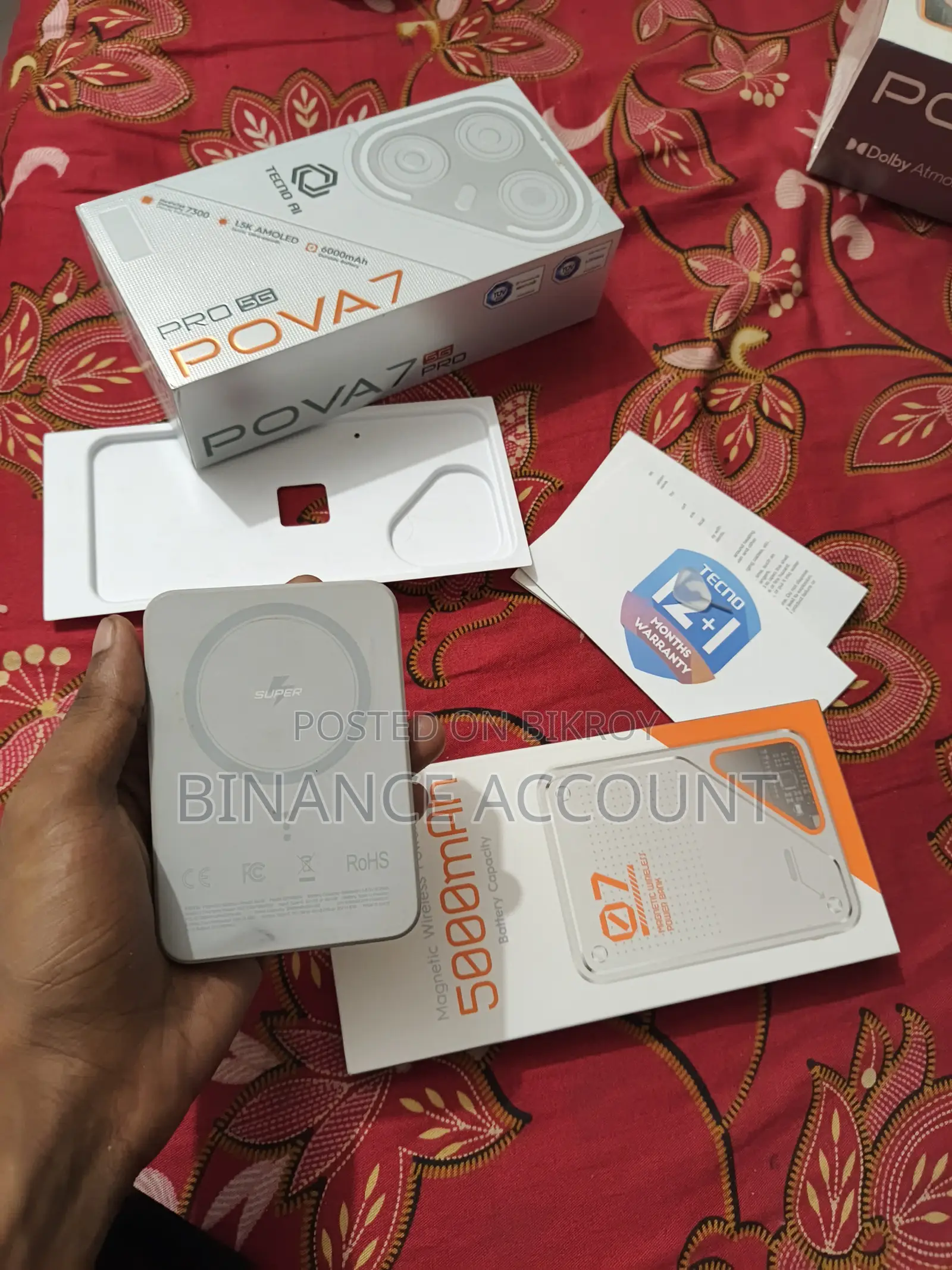 Tecno Pova 7 Pro 5G 256 GB Black