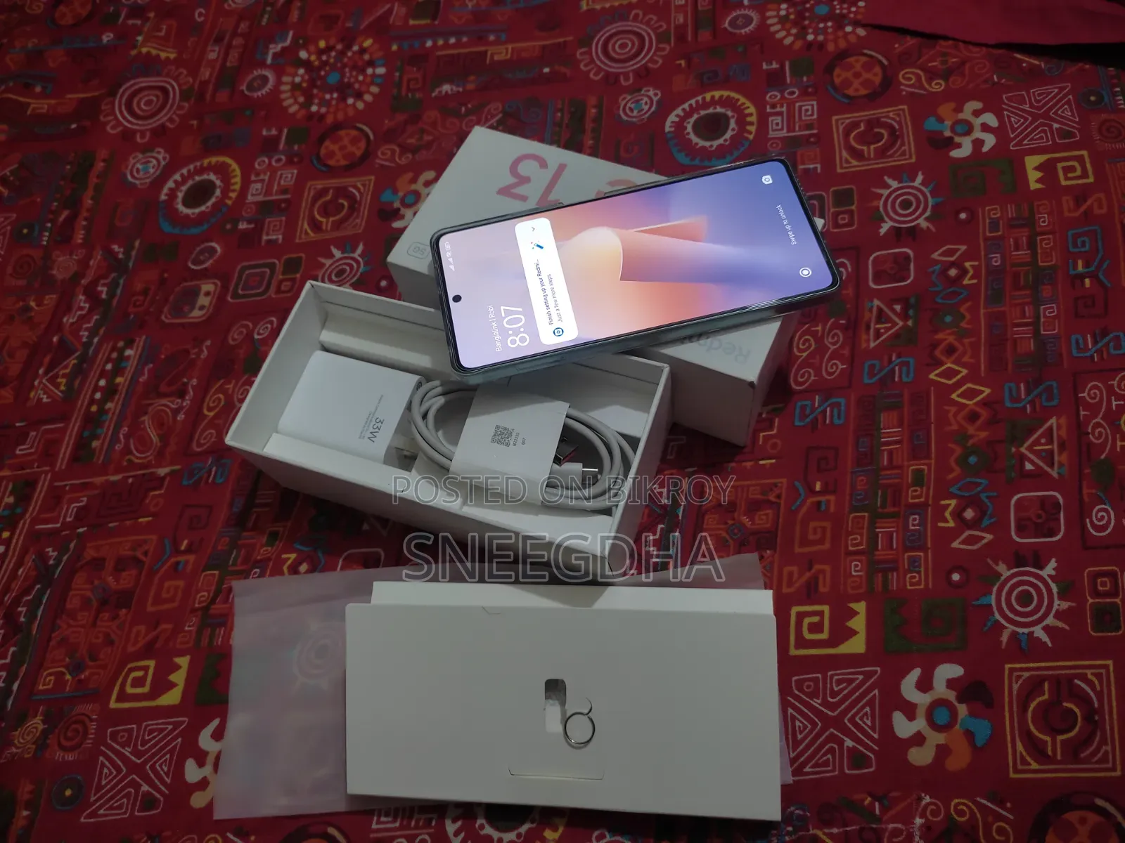New Mobile Phone 256 GB Blue