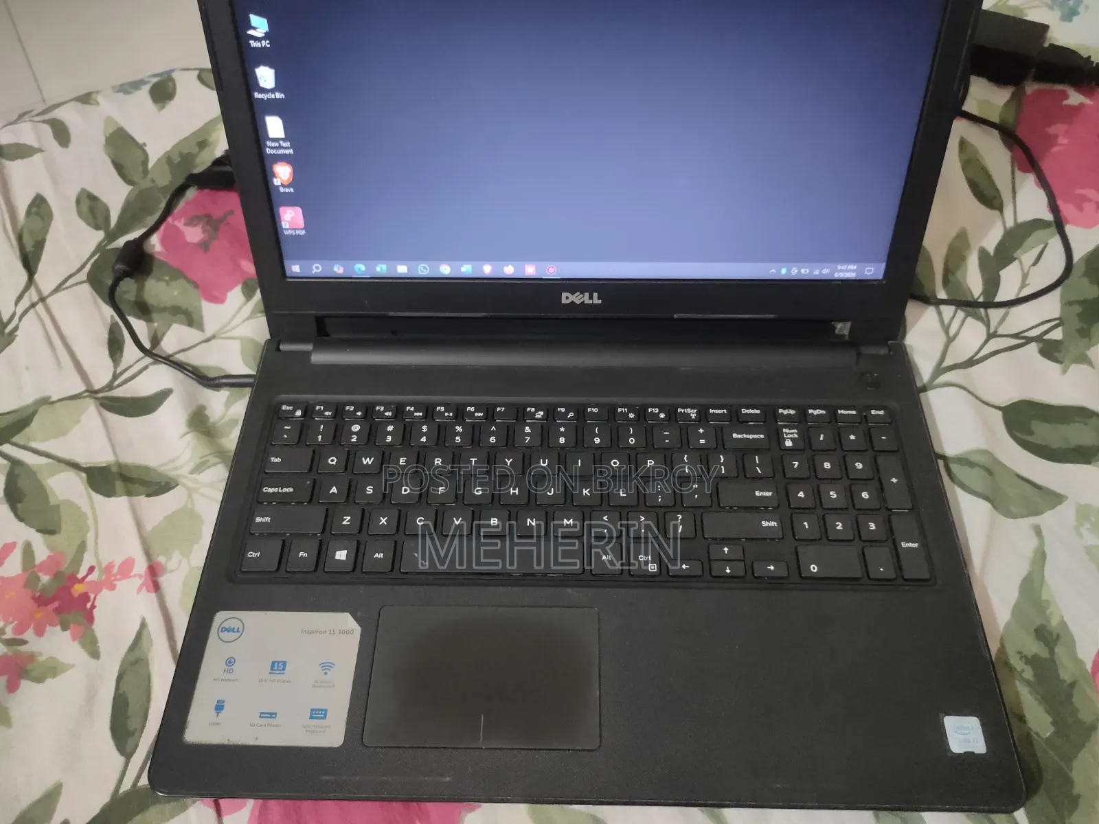 Laptop Dell Inspiron 15 3567 4GB Intel Core i3 SSD 256GB