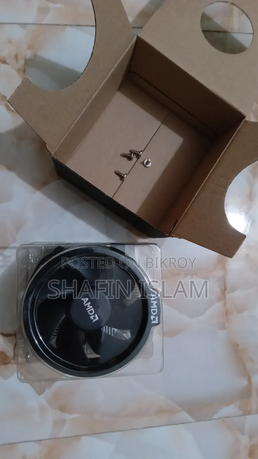 Amd Ryzen Cpu Cooler Fan (4 Pin Workstation Radiator)