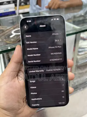 Apple iPhone 15 Plus 128 GB Blue