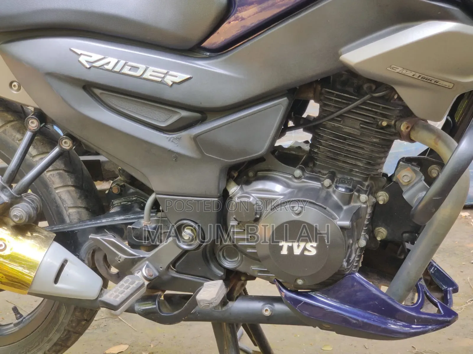 TVS Raider 125 2024 Purple