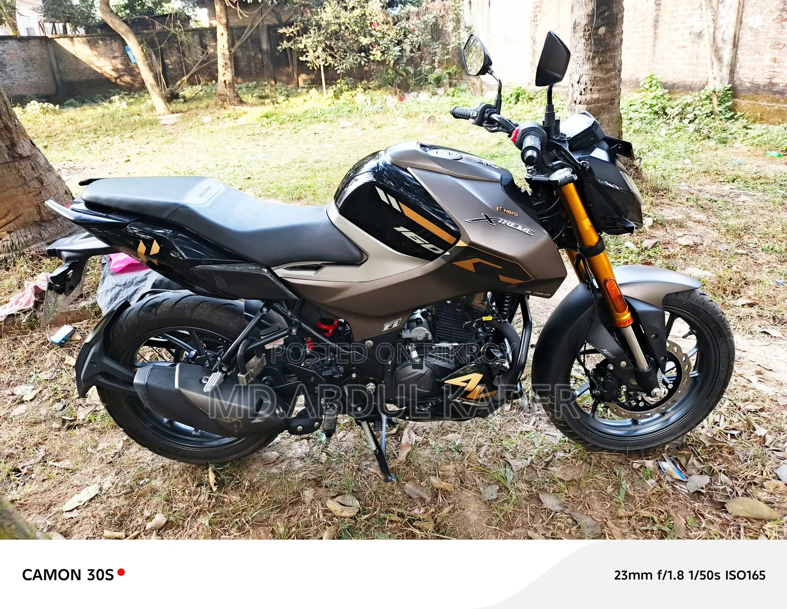 Hero Xtreme 160R 4V 2025 Brown