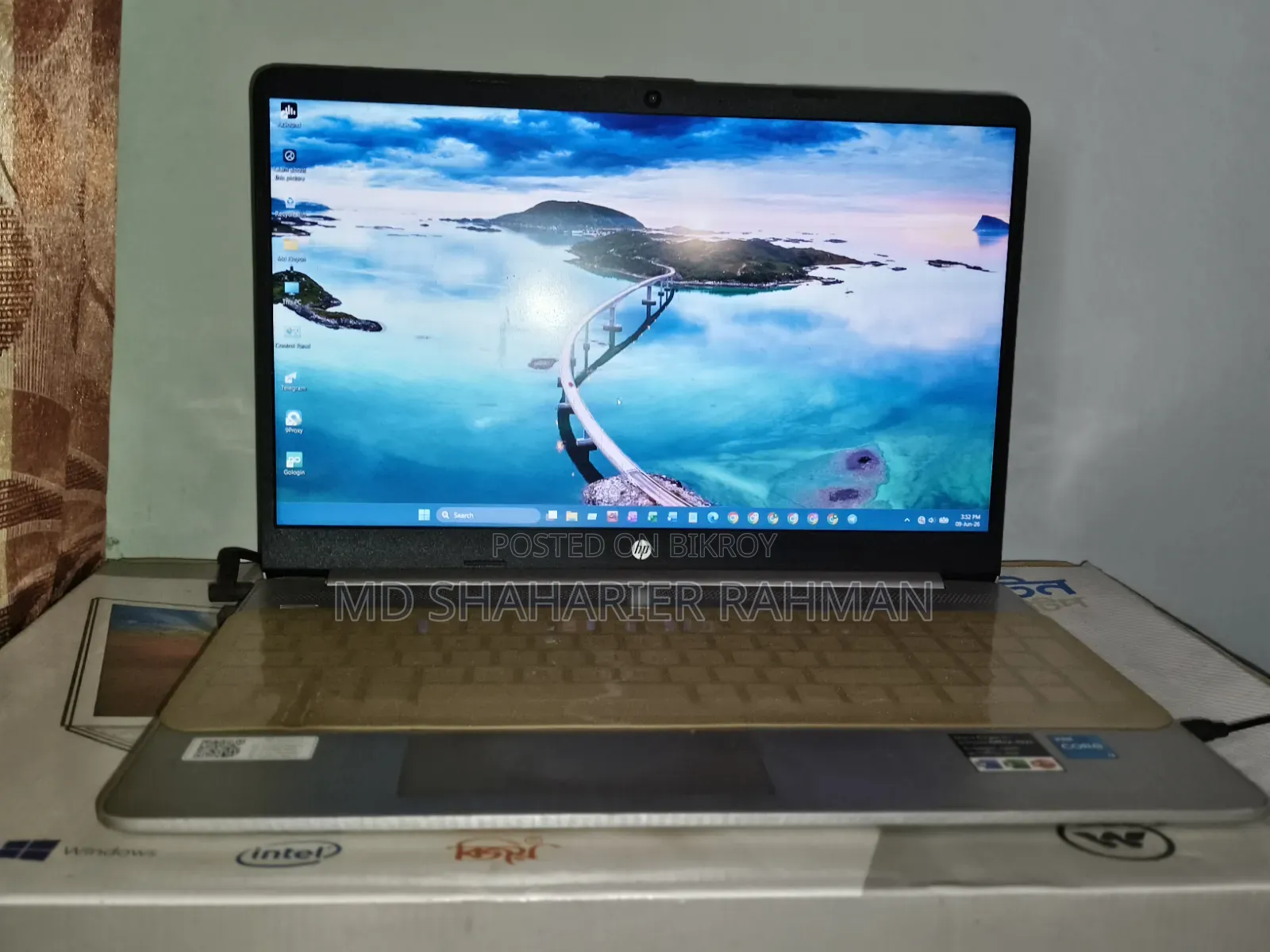 Laptop HP 15s 8GB Intel Core I3 SSD 512GB