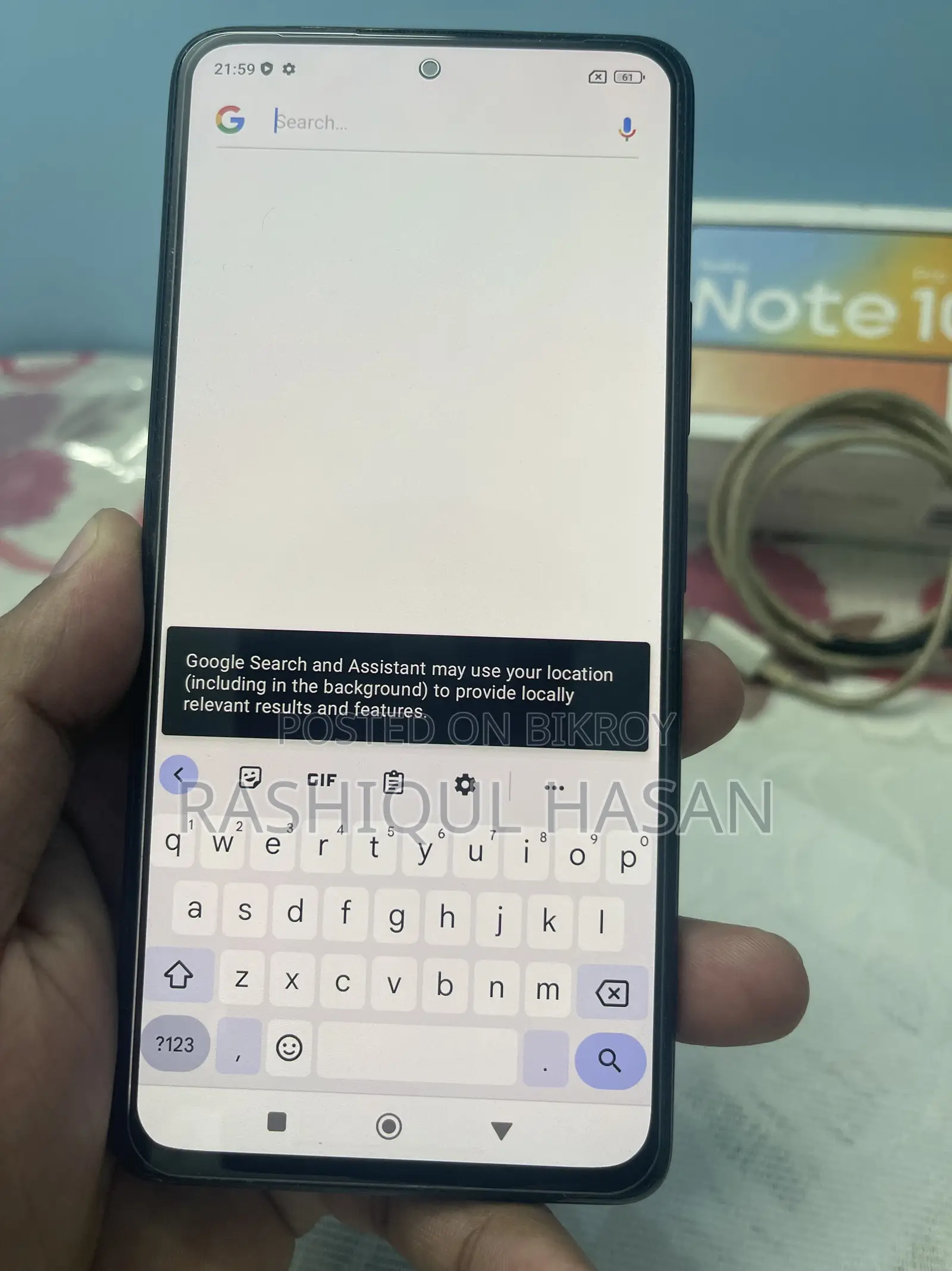 Xiaomi Redmi Note 10 Pro Max 128 GB Blue