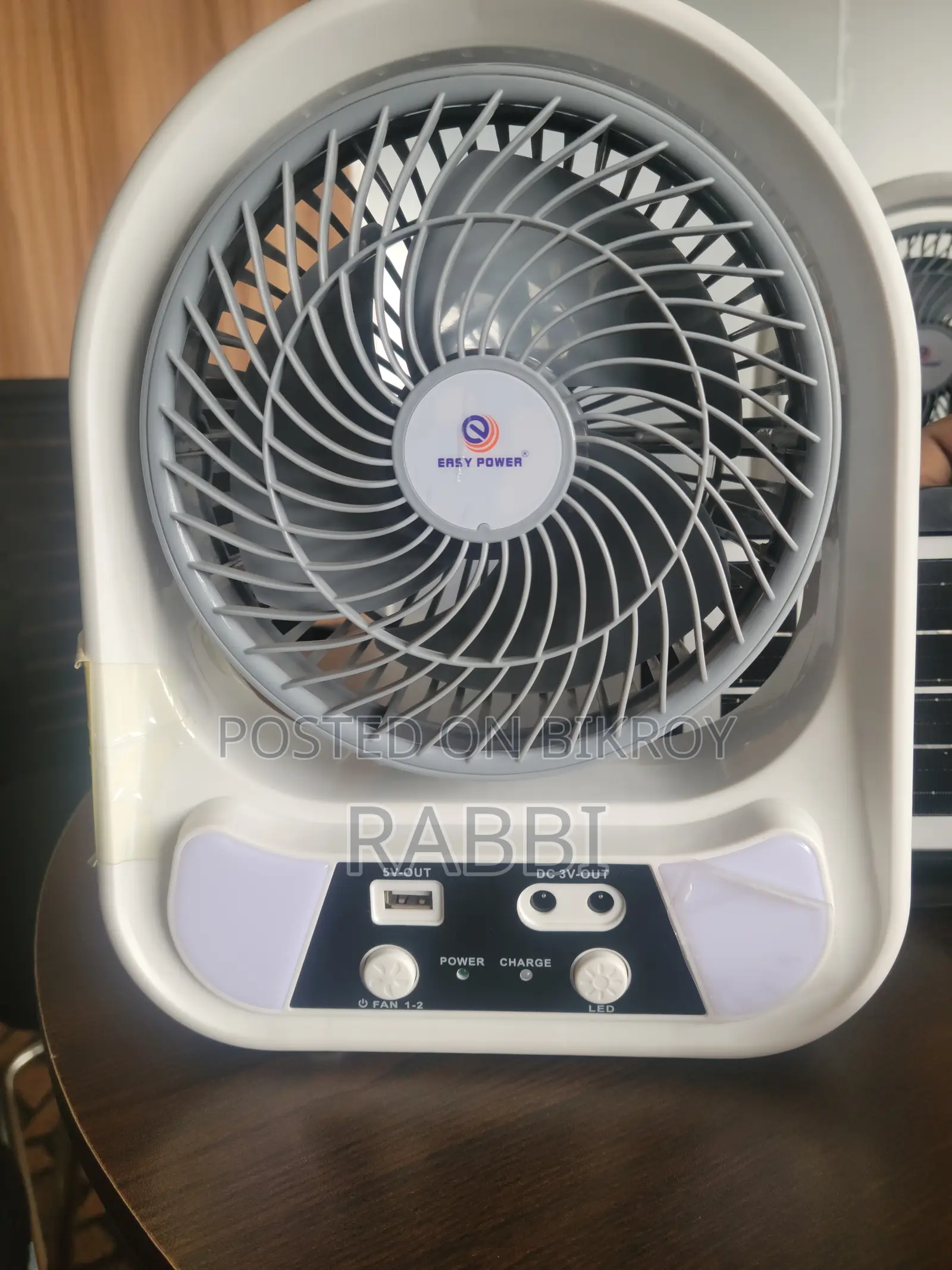 Easy Power Rechargeable Solar Fan (Ep-708)