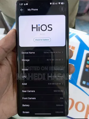 Tecno Camon 40 Pro 5G 256 GB Blue