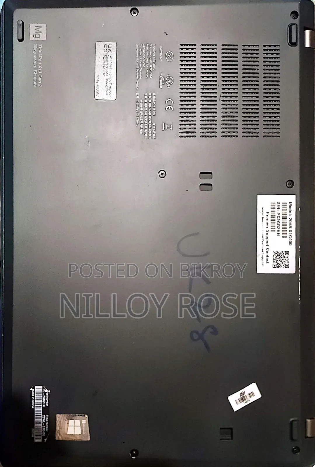 Laptop Lenovo ThinkPad X13 Gen 2 16GB Intel Core I5 SSD 256GB