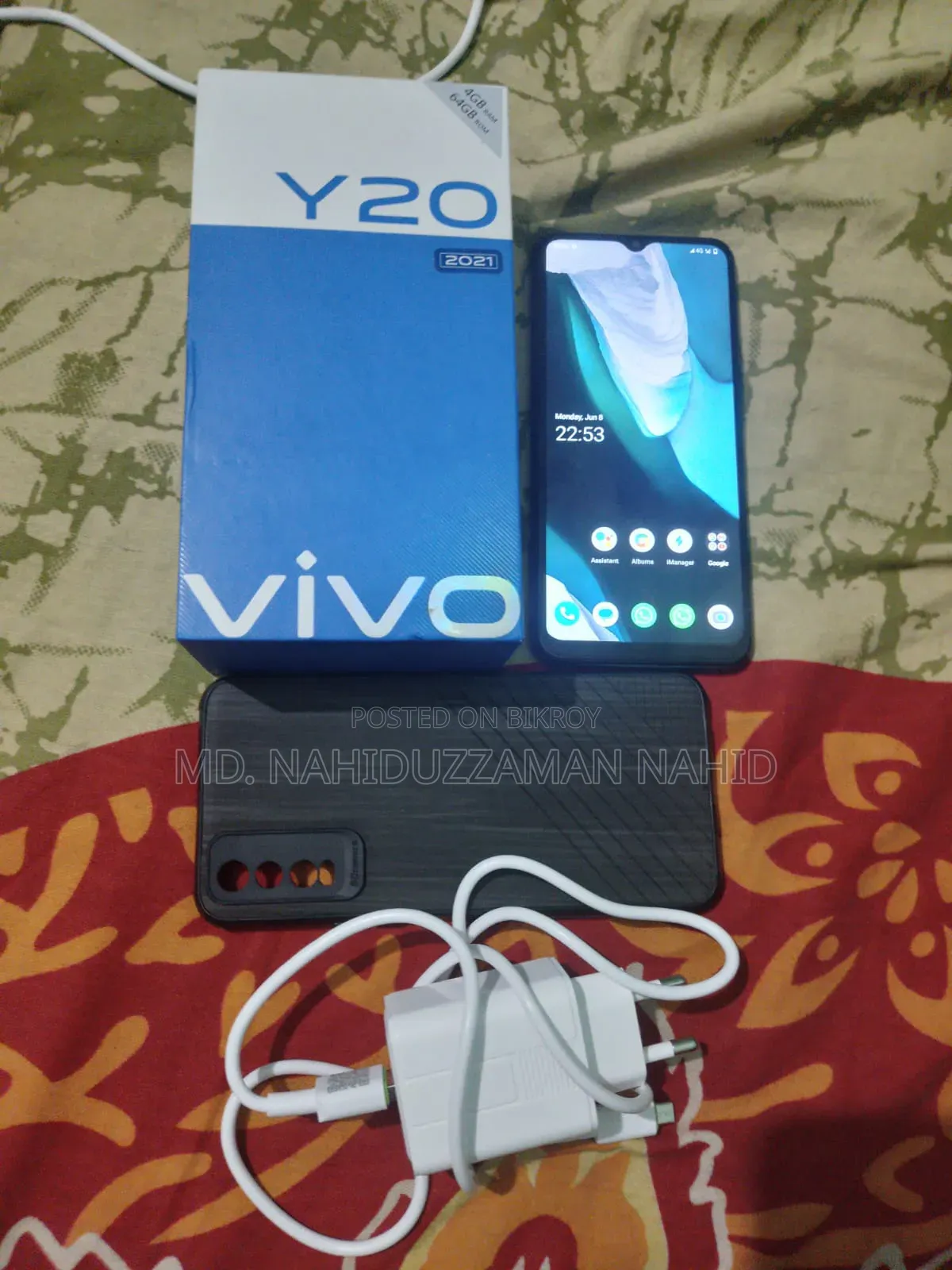 Vivo Y20 64 GB Blue