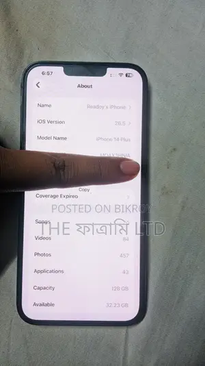 Apple iPhone 14 Plus 128 GB Black