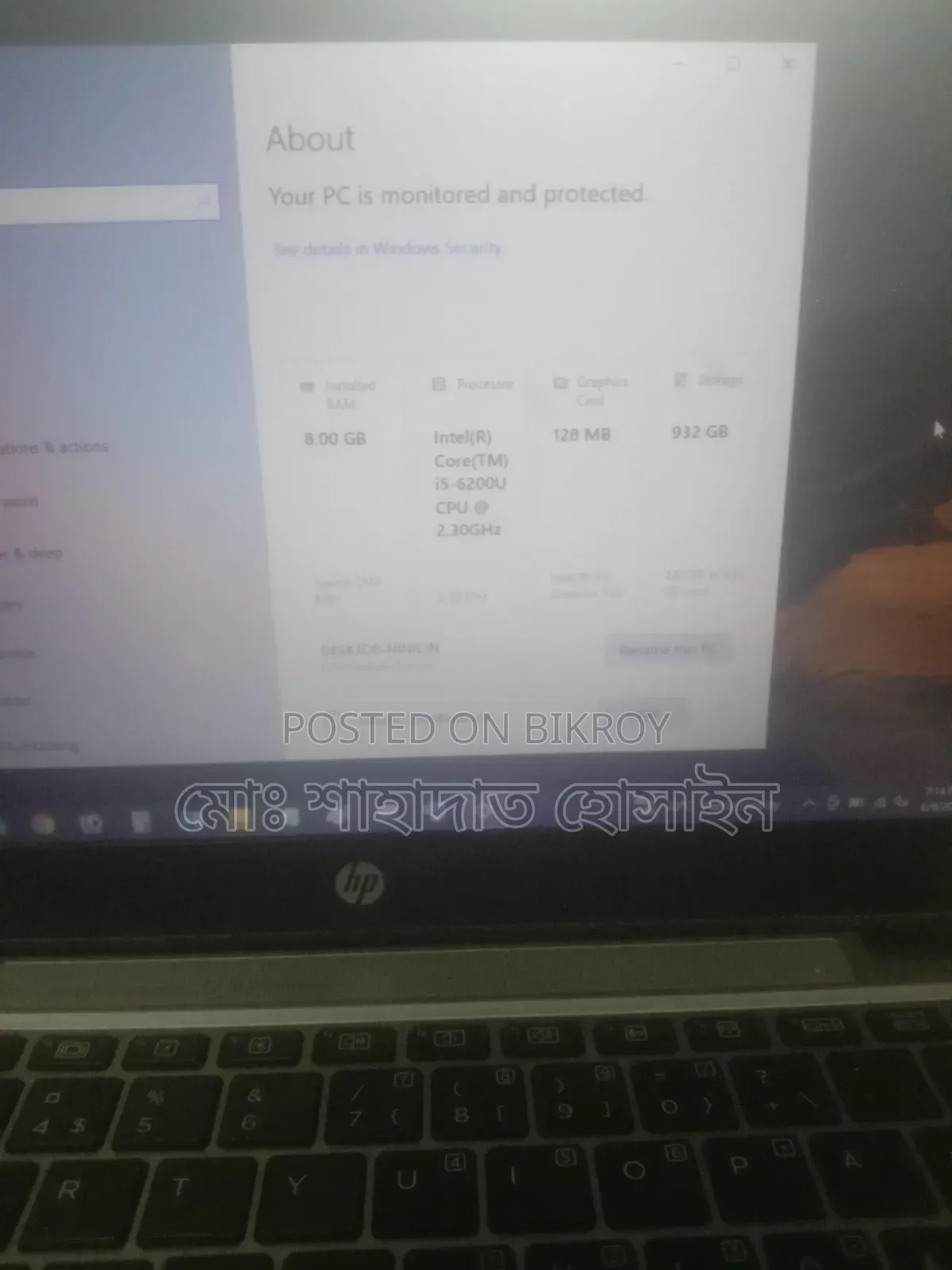 Laptop HP EliteBook 840 G3 4GB Intel Core I5 SSD 128GB