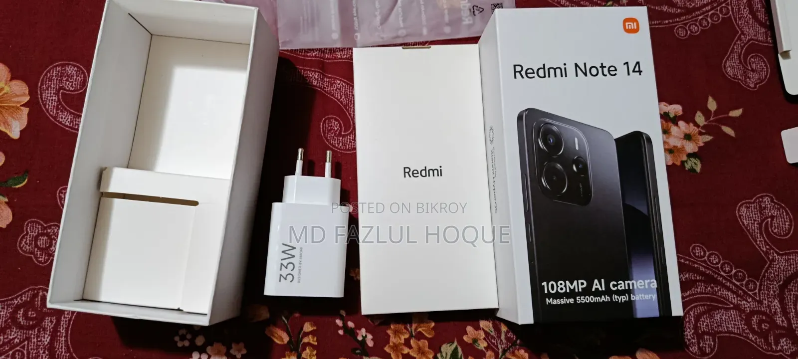 Xiaomi Redmi Note 14 4G 256 GB Black