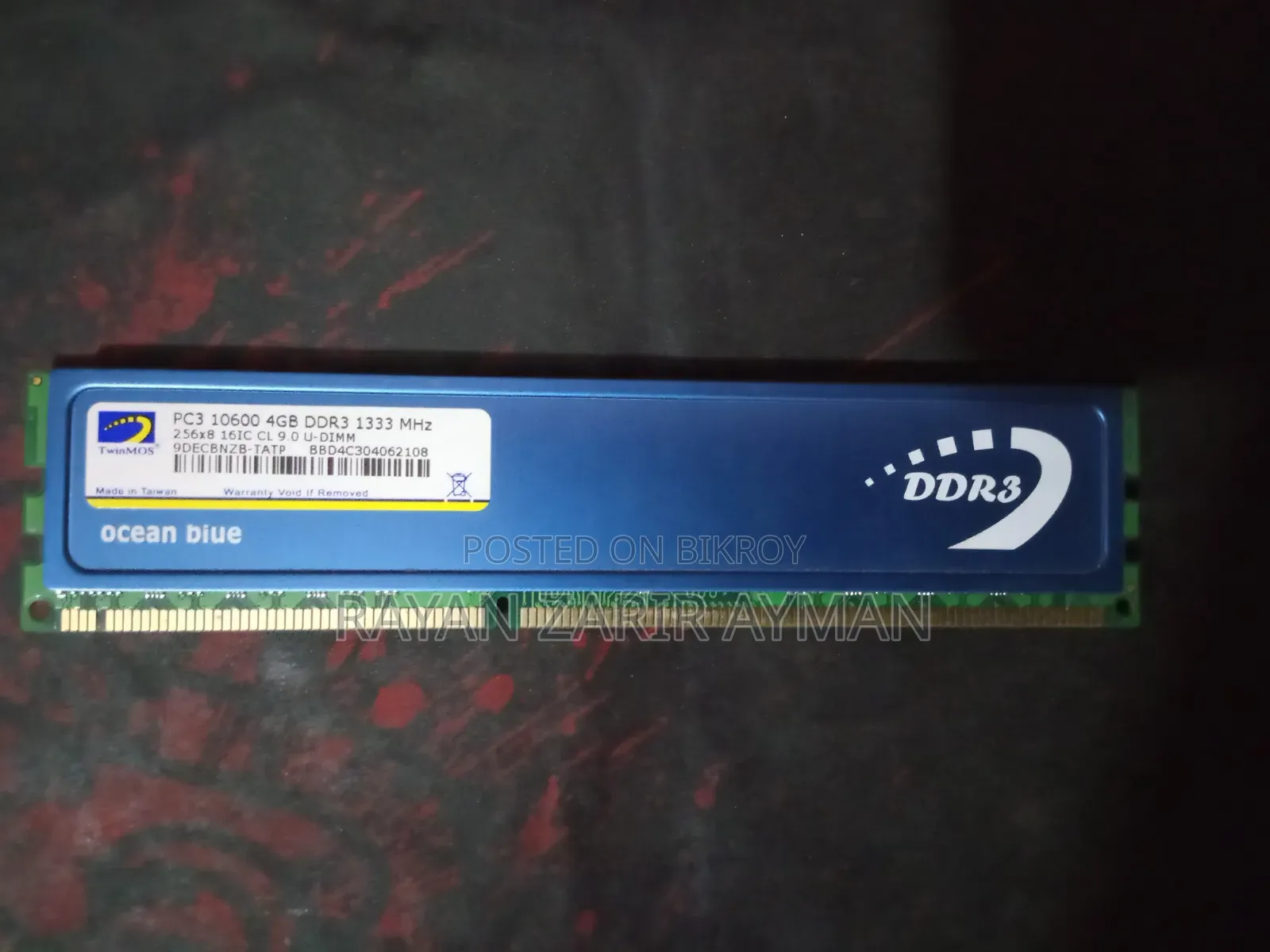 Twinmos 4GB DDR3 1333MHz