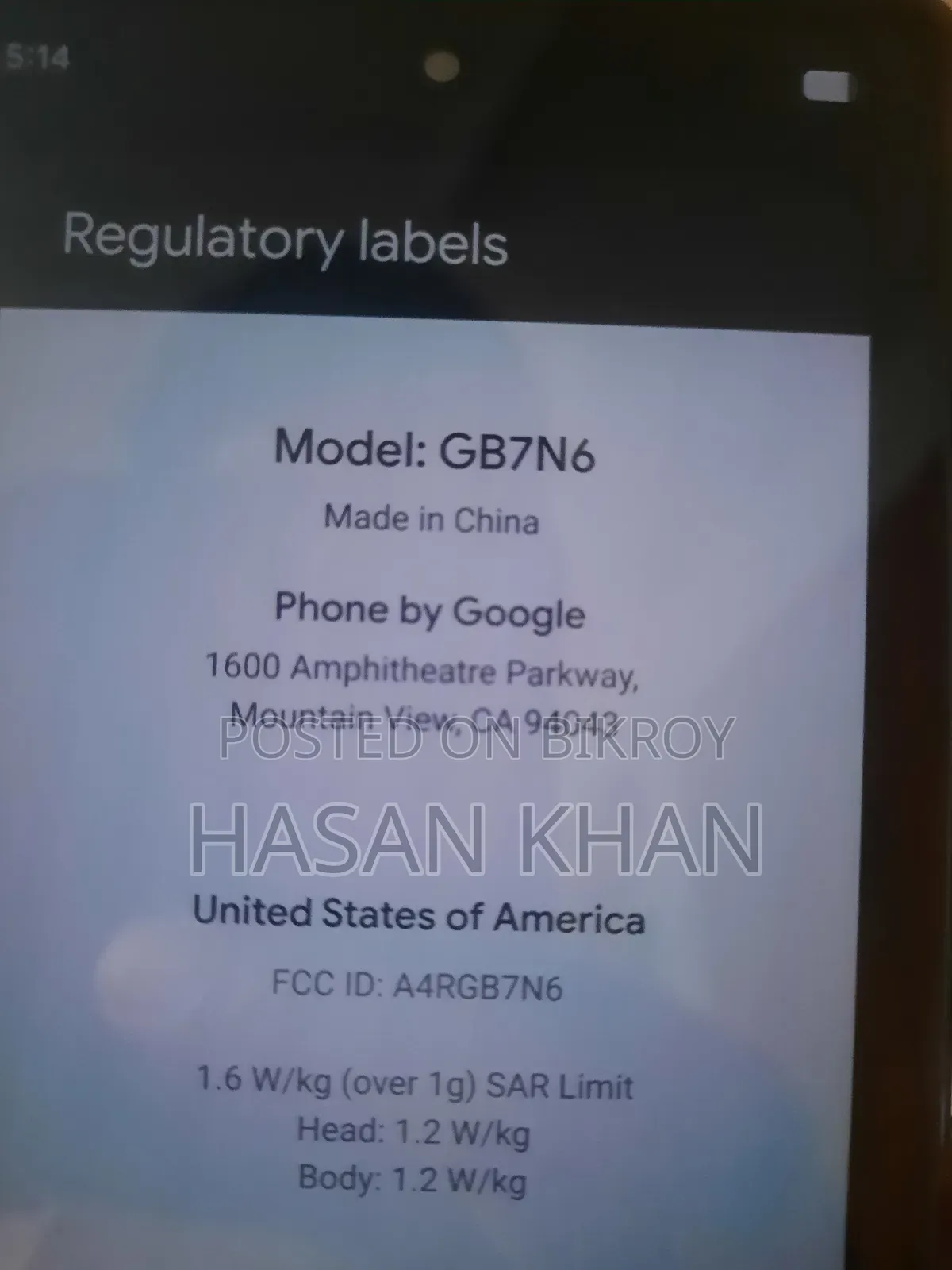 Google Pixel 6 128 GB Orange