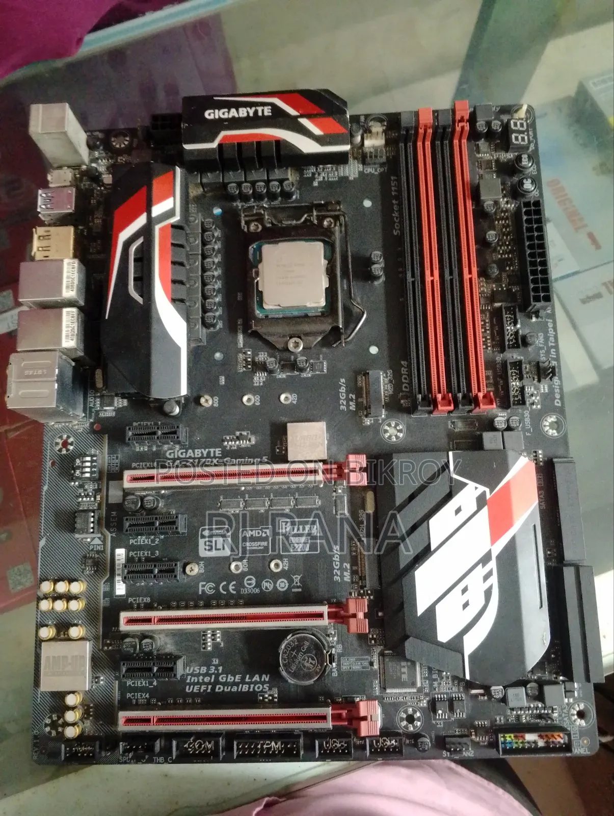 Motherboard will be sold with processor. Core I7 Processor CPU