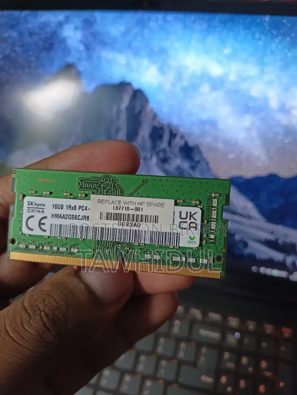 16GB SK Hynix Laptop RAM For Sale