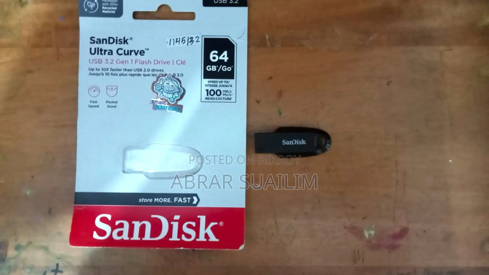 Sandisk Ultra Curve Sdcz550 64gb