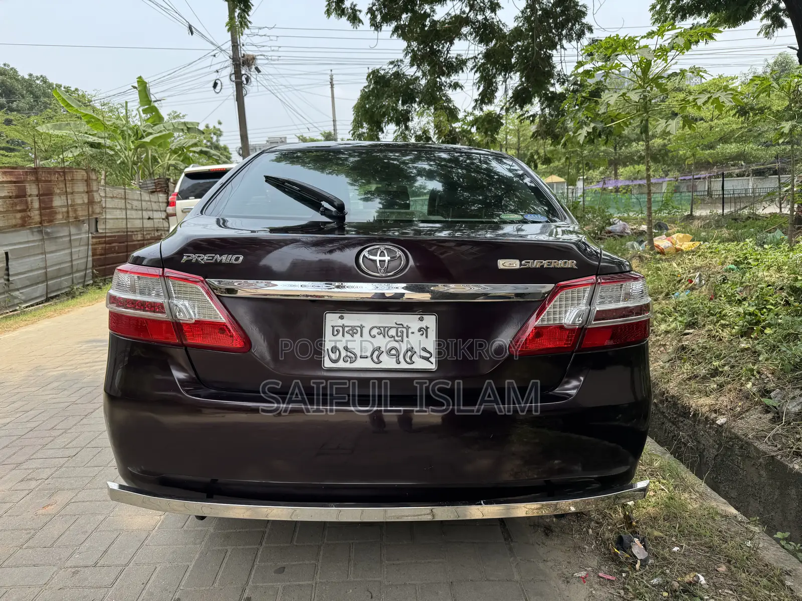 Toyota Premio 1.5 Front-Wheel Drive 2015 Burgundy
