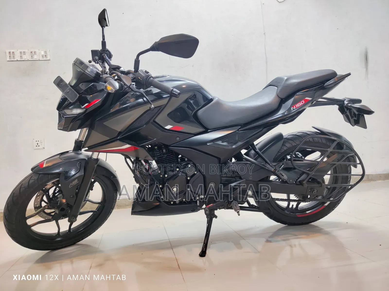 Bajaj Pulsar N160 2024 ব্ল্যাক