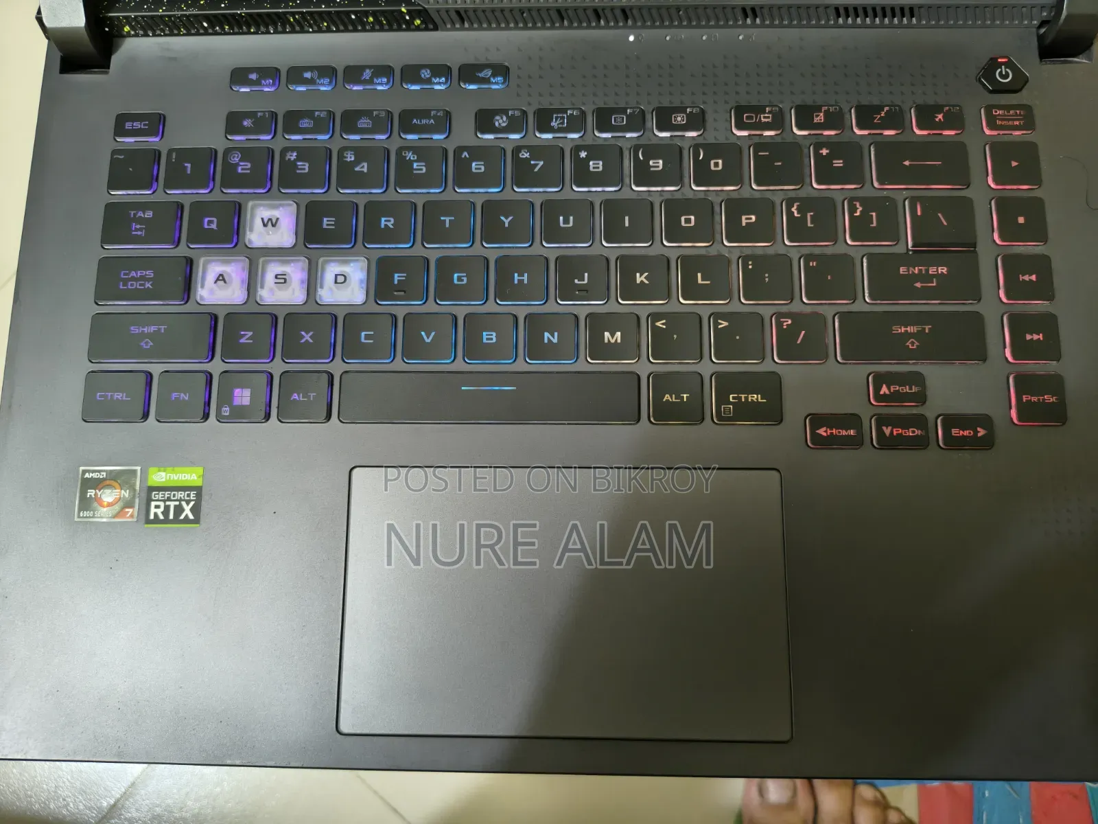 Laptop Asus ROG Strix G15 8GB AMD Ryzen 7 SSD 512GB