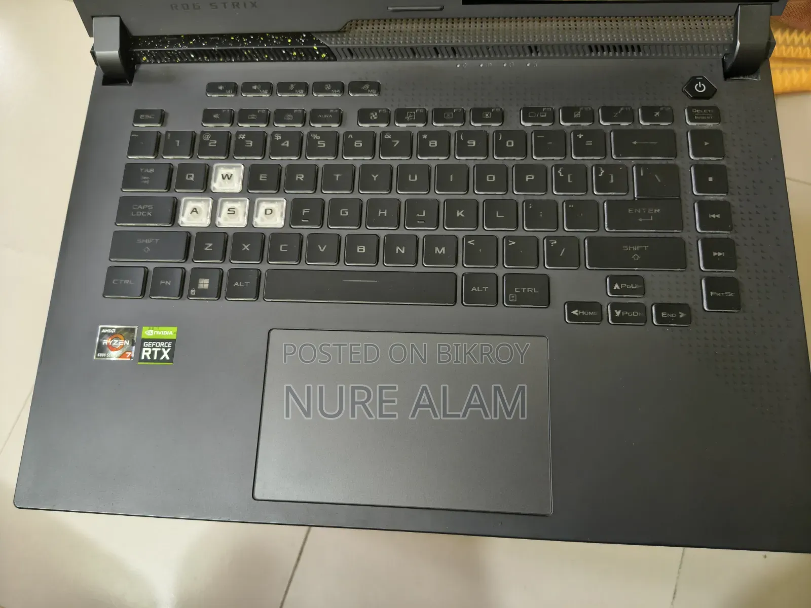 Laptop Asus ROG Strix G15 8GB AMD Ryzen 7 SSD 512GB