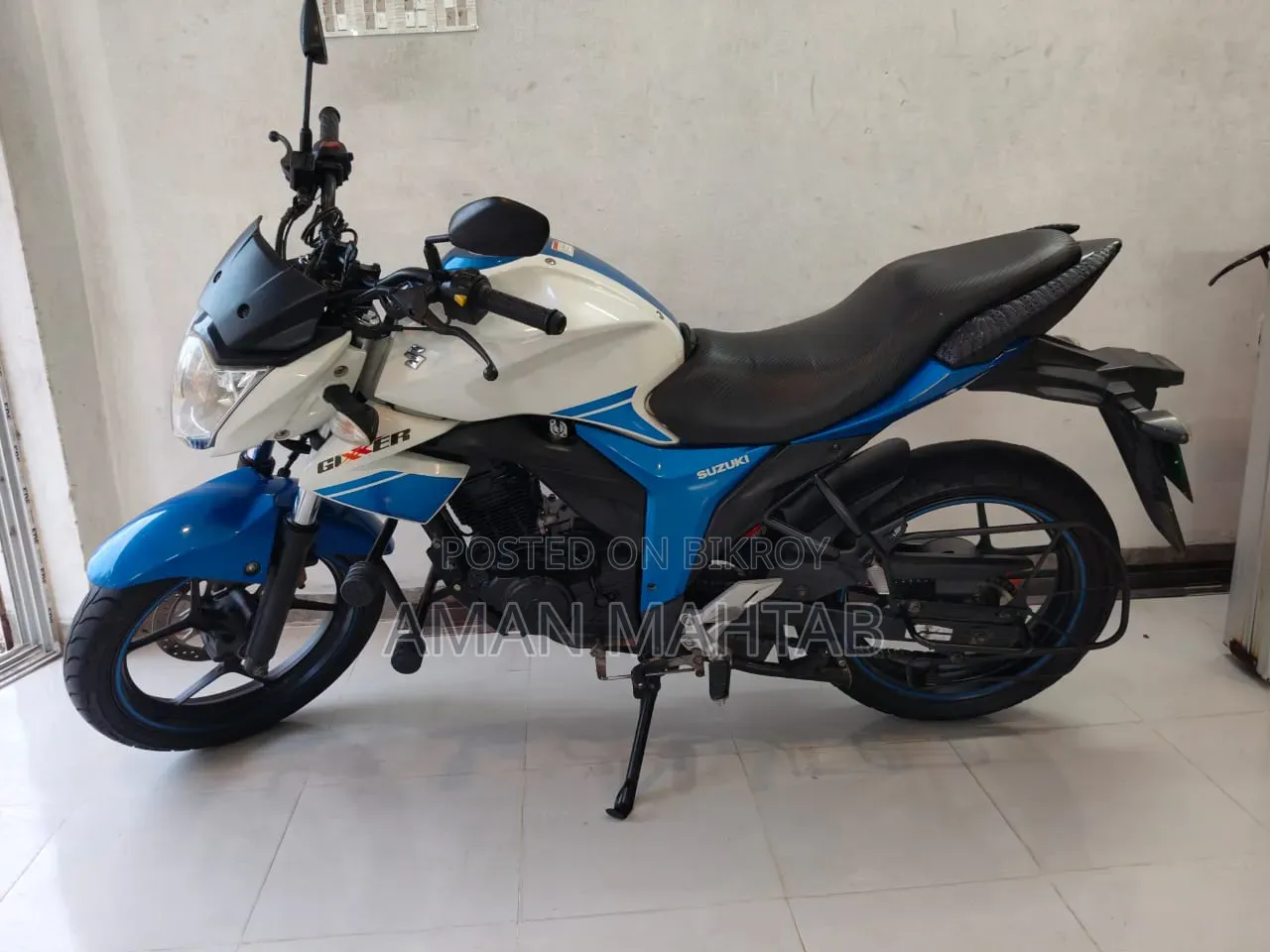 Suzuki Gixxer Monotone 2017 White