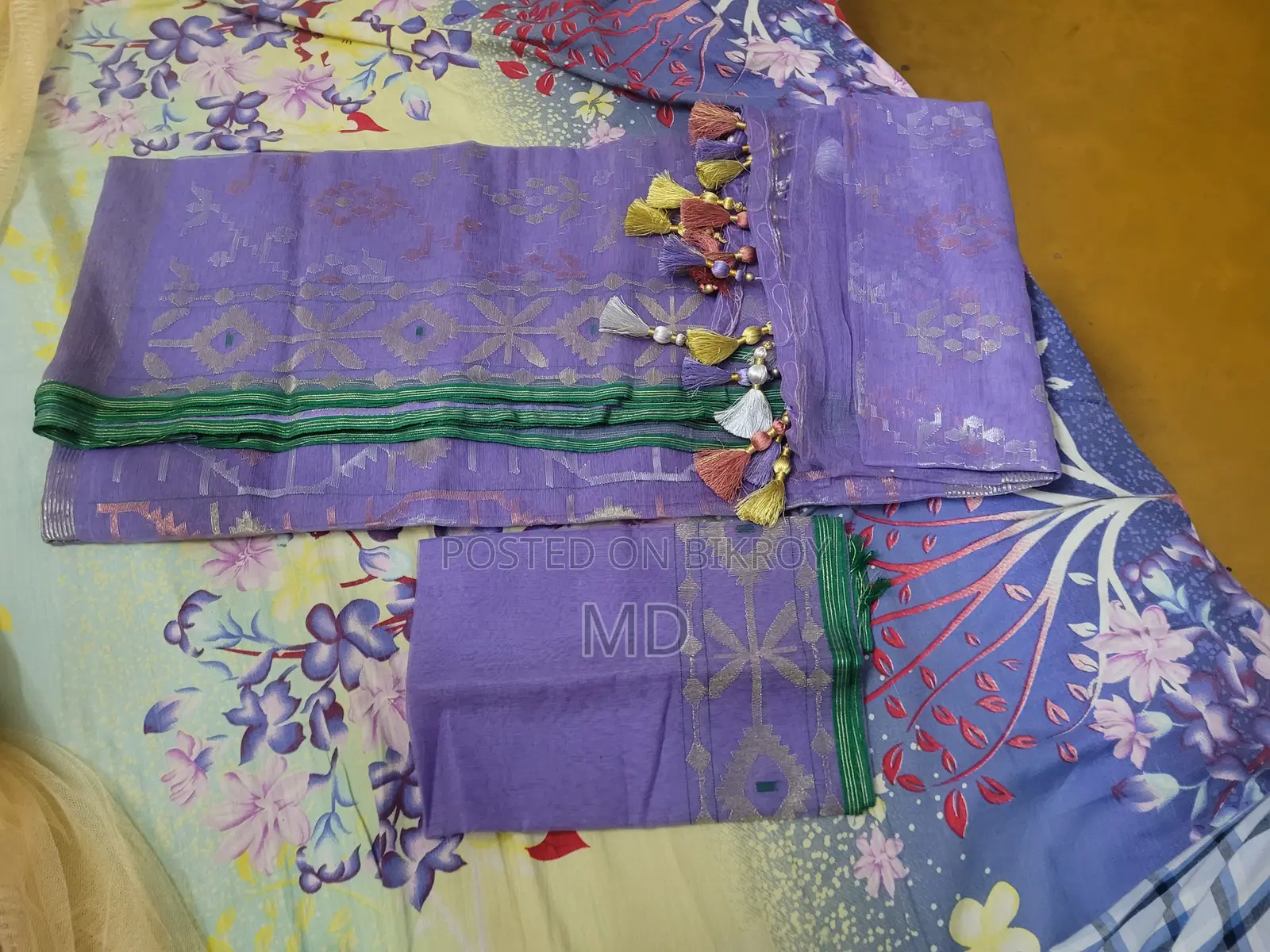 Tangail Jamdani Saree with Blouse Piece