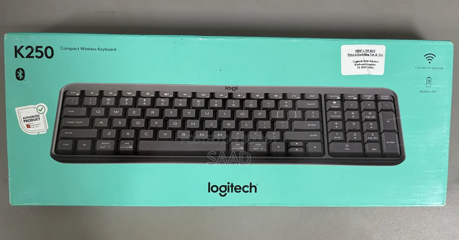 Logitech Wireless Keyboard (Brand New)