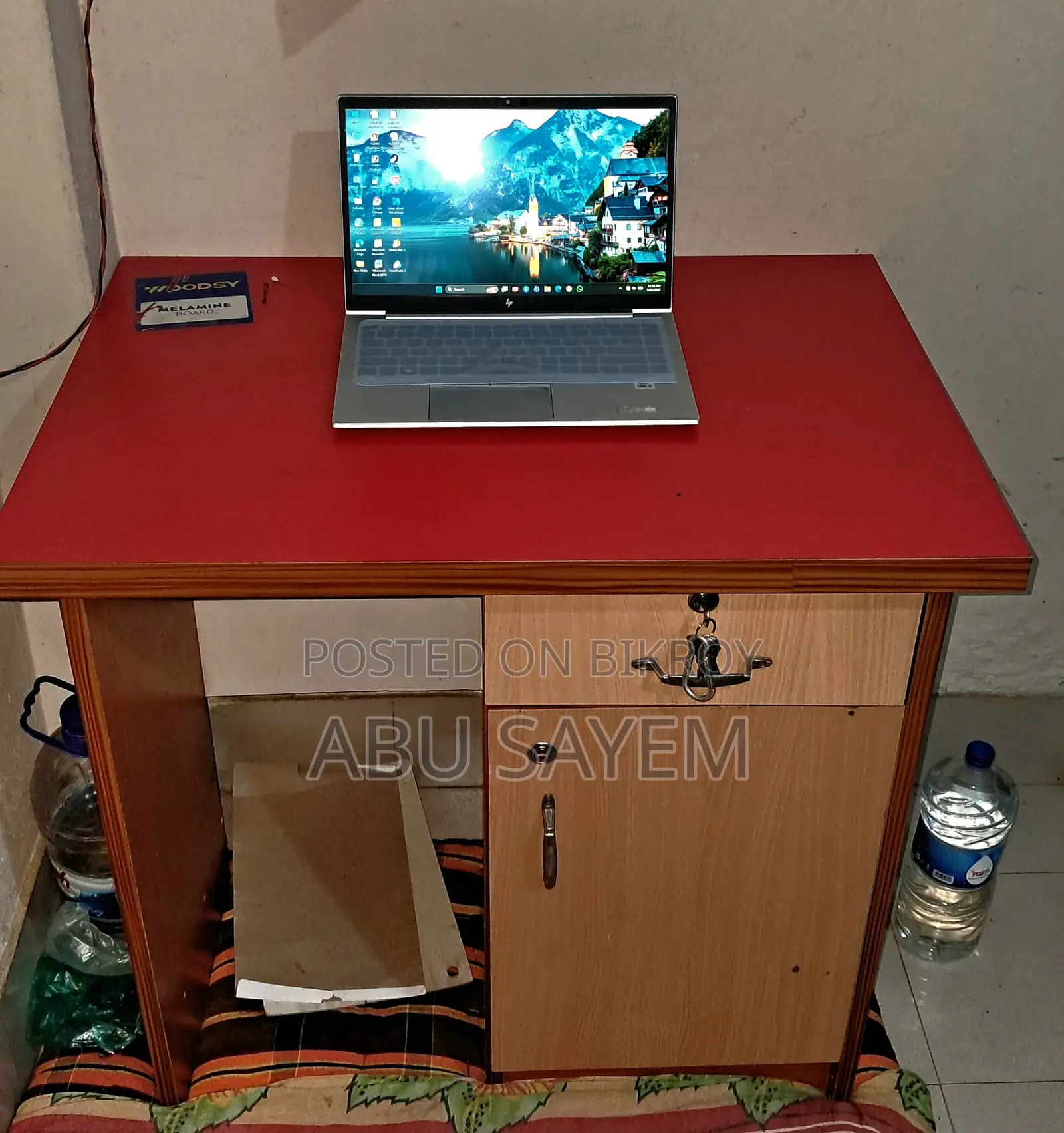 Almost new study table and chair – urgent sale