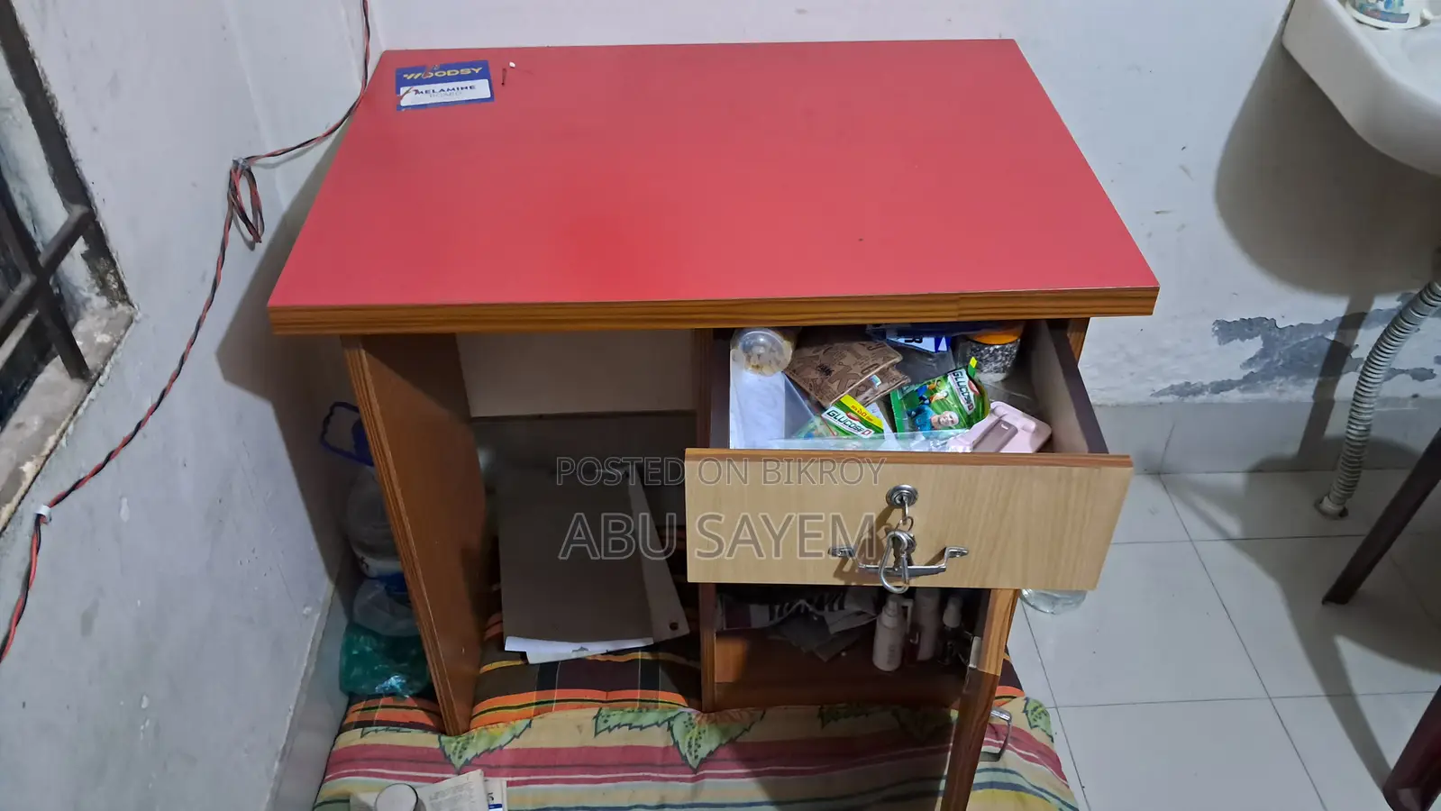 Almost new study table and chair – urgent sale