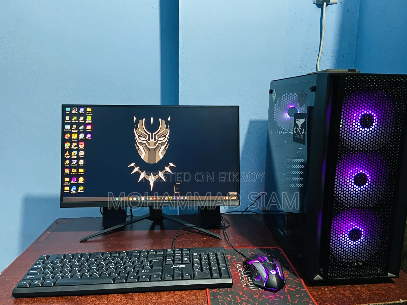 Desktop Computer MSI Model 8GB Intel Core I5 SSD 256GB