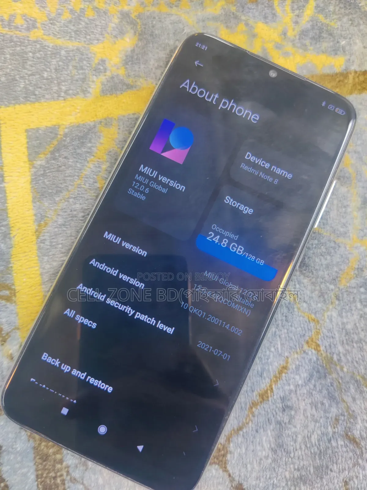 Xiaomi Redmi Note 8 128 GB Red