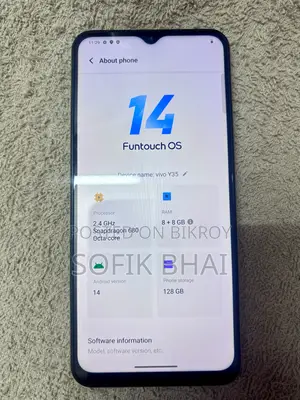 Vivo Y35 128 GB Rose Gold