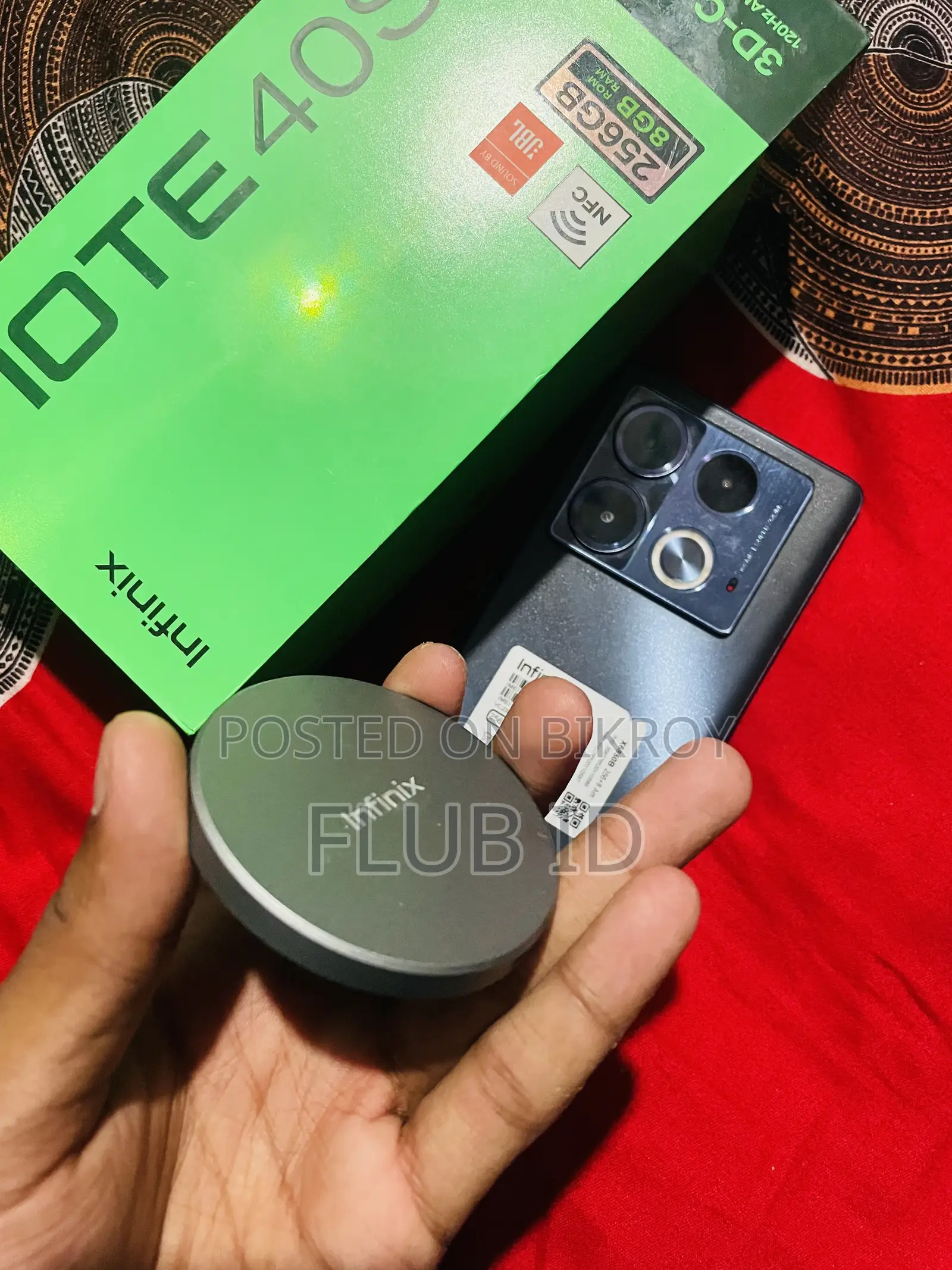 Infinix Note 40S 256 GB Black