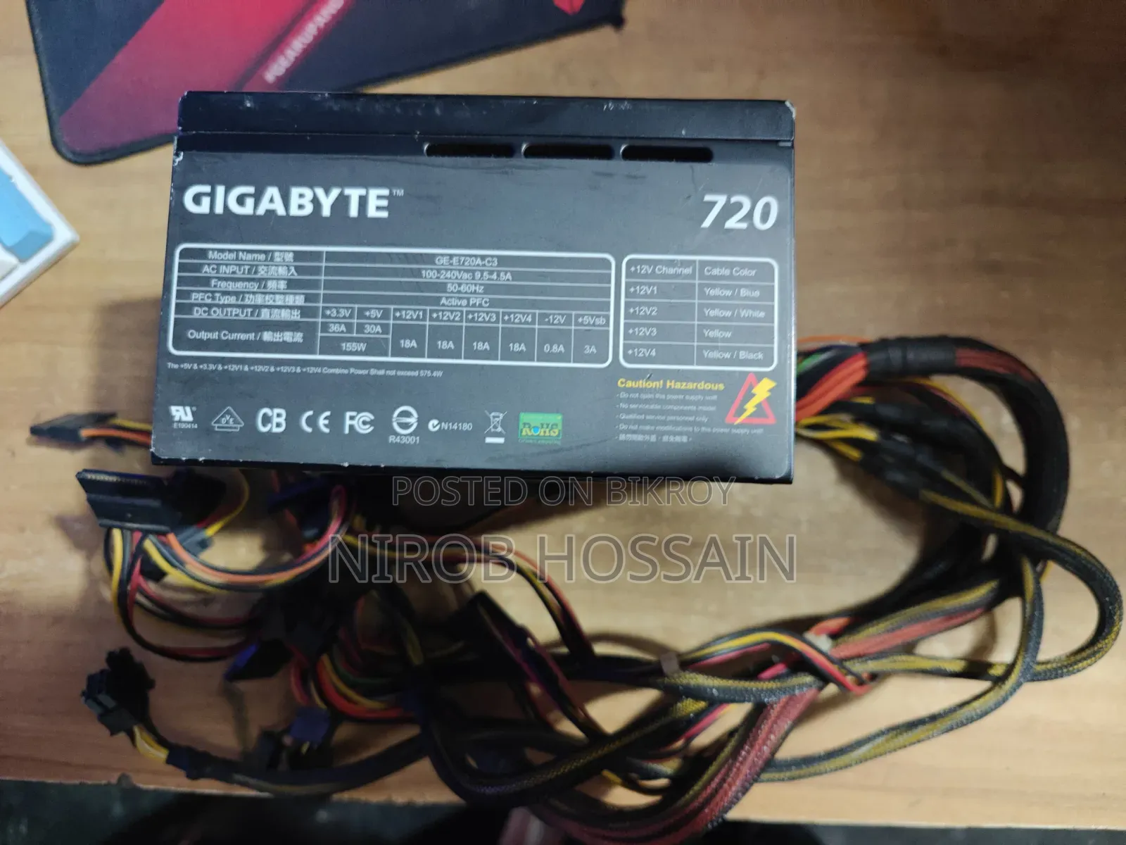Gigabyte 720w Power Supply
