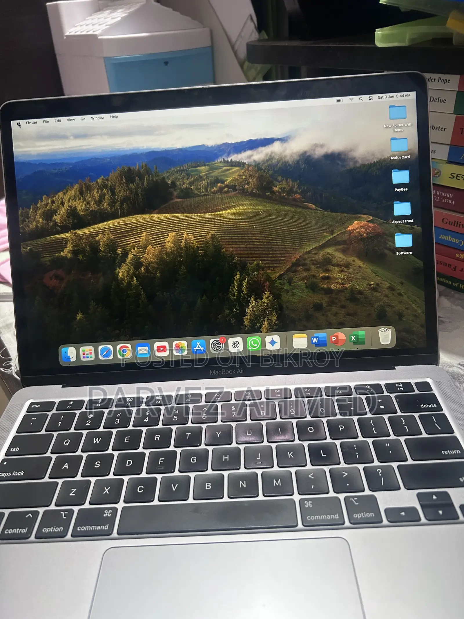 Laptop Apple MacBook Air 2020 8GB Intel Core i3 SSD 256GB