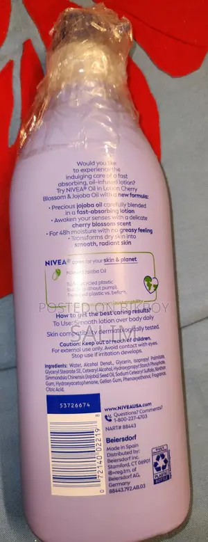 Nivea Oil in Lotion (From USA)