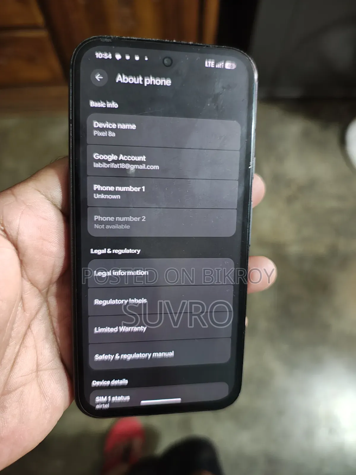 Google Pixel 8a 128 GB Black