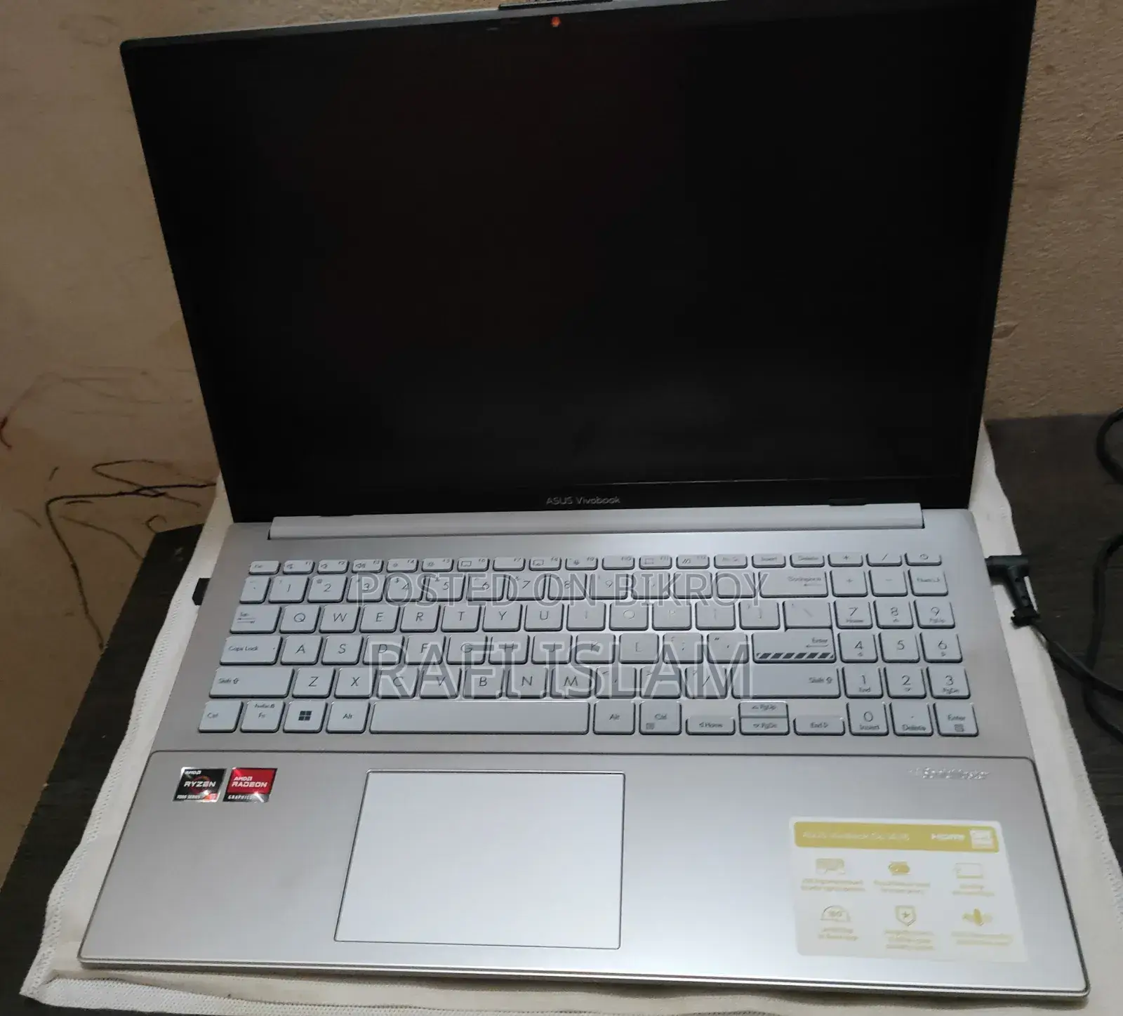 ল্যাপটপ Asus Vivobook 16 8GB AMD Ryzen 5 HDD+SSD 512GB
