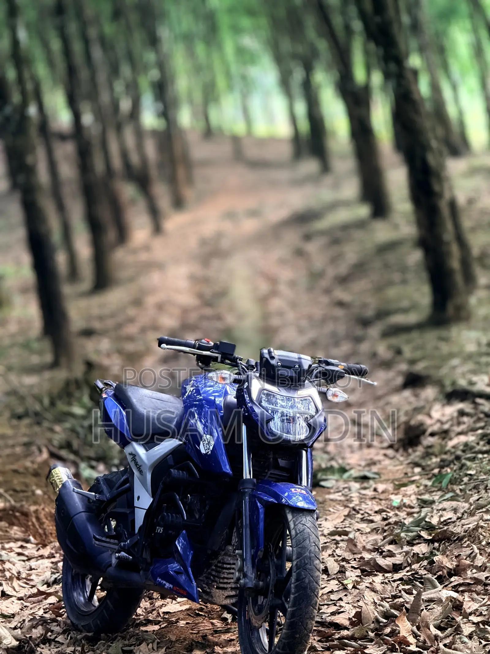 TVS Apache RTR 160 4V 2024 Blue
