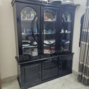 This showcase is for sale, it is made of Malaysian board.