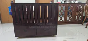 MDF Baby Cot/Crib With Mattress