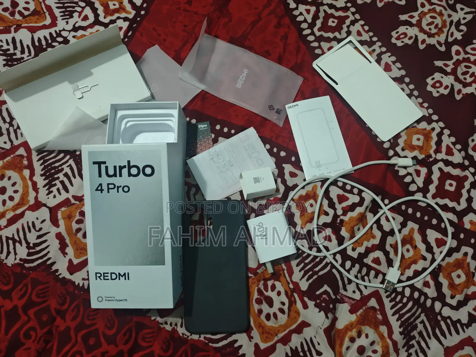 শাওমি রেডমি টার্বো ৪ প্রো ২৫৬ জিবি সাদা